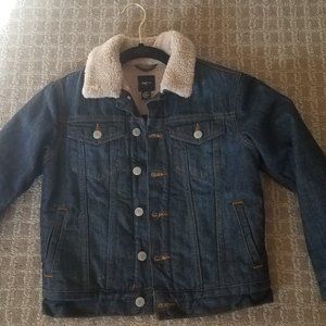 Gap Kids Sherpa Jean Jacket Medium